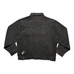 DENIM ZIP UP BLACK