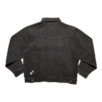 DENIM ZIP UP BLACK