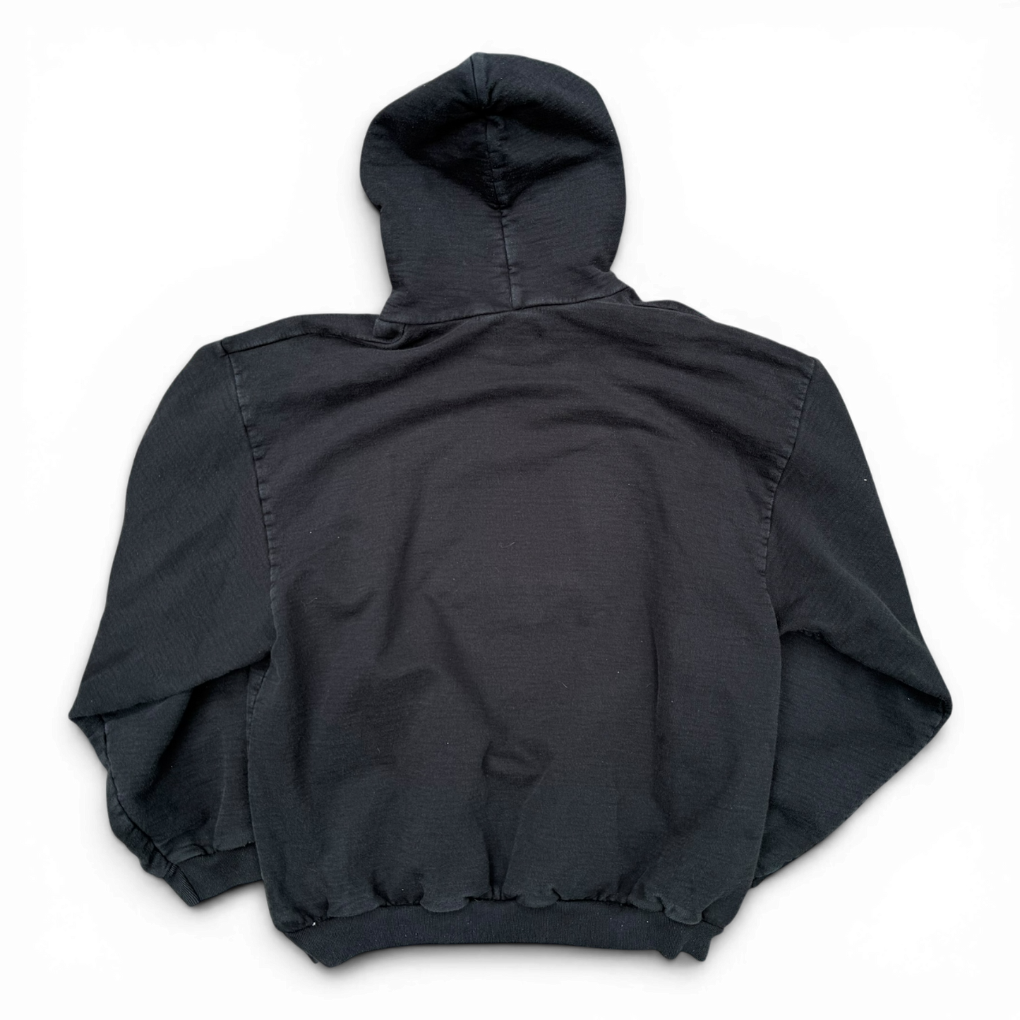 BLACK LEOPARD POCKET HOODIE