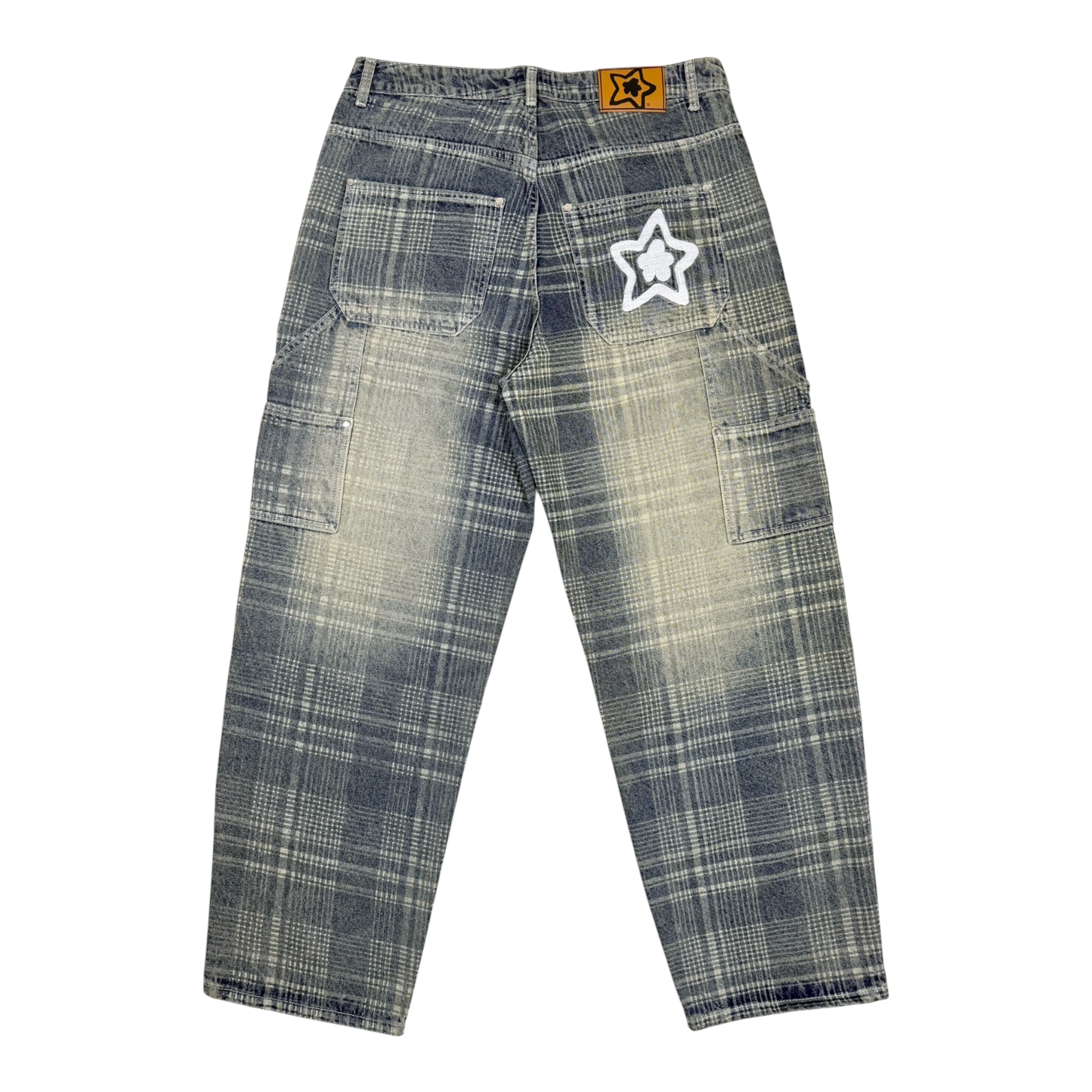 PLAID JEAN BLUE