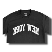 BACKWARDS NEW YORK TEE BLACK