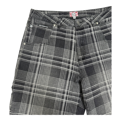 PLAID JEAN BLACK