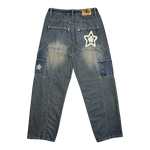 SEAM JEANS WASHED BLUE