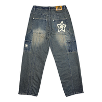 SEAM JEANS WASHED BLUE