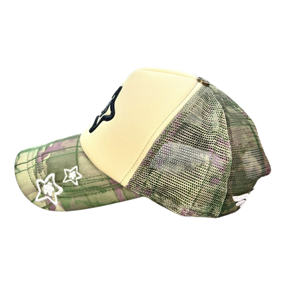 FOAM TRUCKER HAT CAMO GREEN