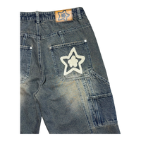 SEAM JEANS WASHED BLUE