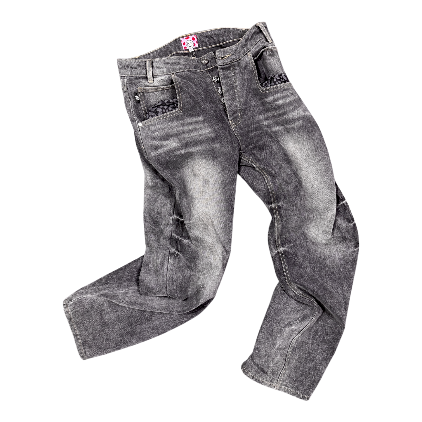 6 POCKET JEANS BLACK