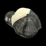 FOAM TRUCKER HAT PLAID OLIVE