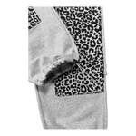 LEOPARD SWEATPANTS GREY