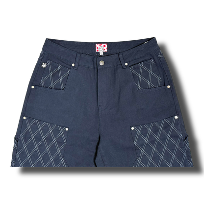 CROSS STITCH DOUBLE KNEE JEANS NAVY