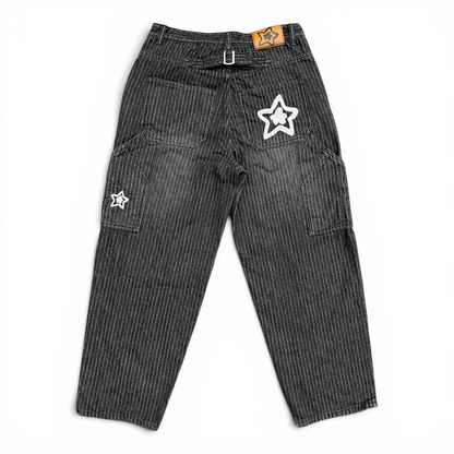 PINSTRIPE STAR JEANS