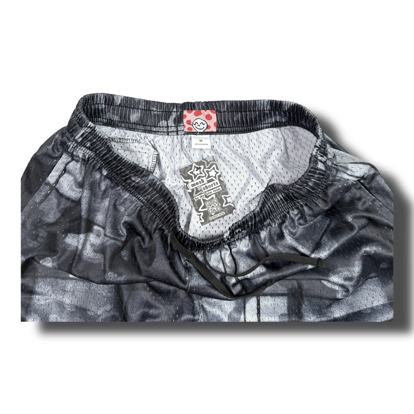 CAMO PLAID MESH SHORTS