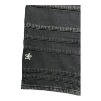 LAYERED STAR JEANS BLACK