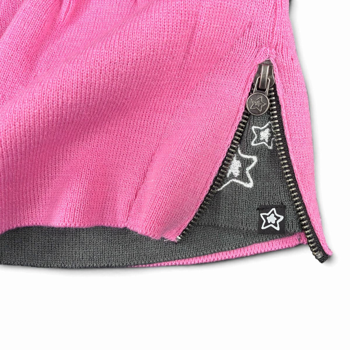 PINK ZIPPER SKULLY