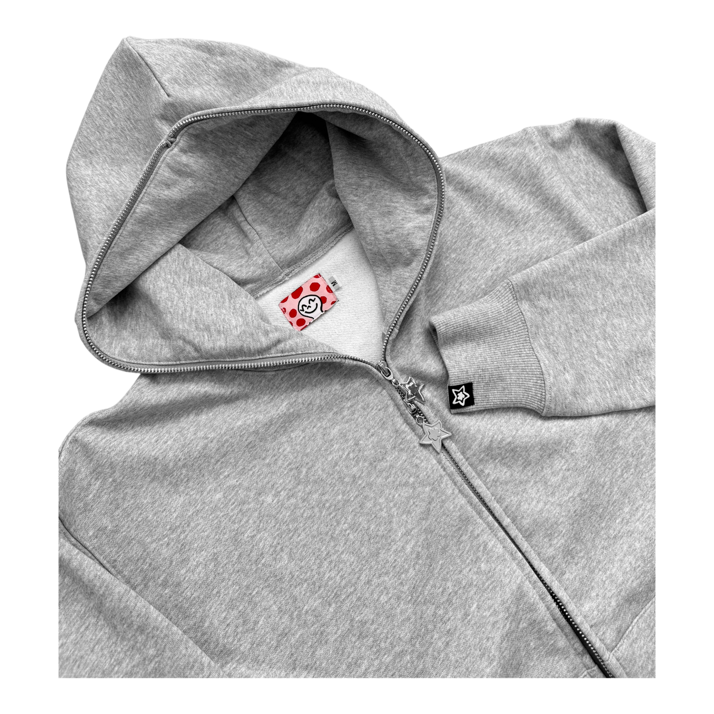 BLANK GREY FULL ZIP