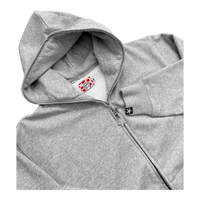 BLANK GREY FULL ZIP