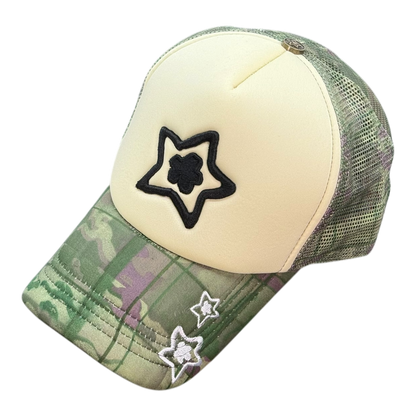 FOAM TRUCKER HAT CAMO GREEN