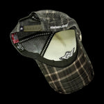 FOAM TRUCKER HAT PLAID OLIVE