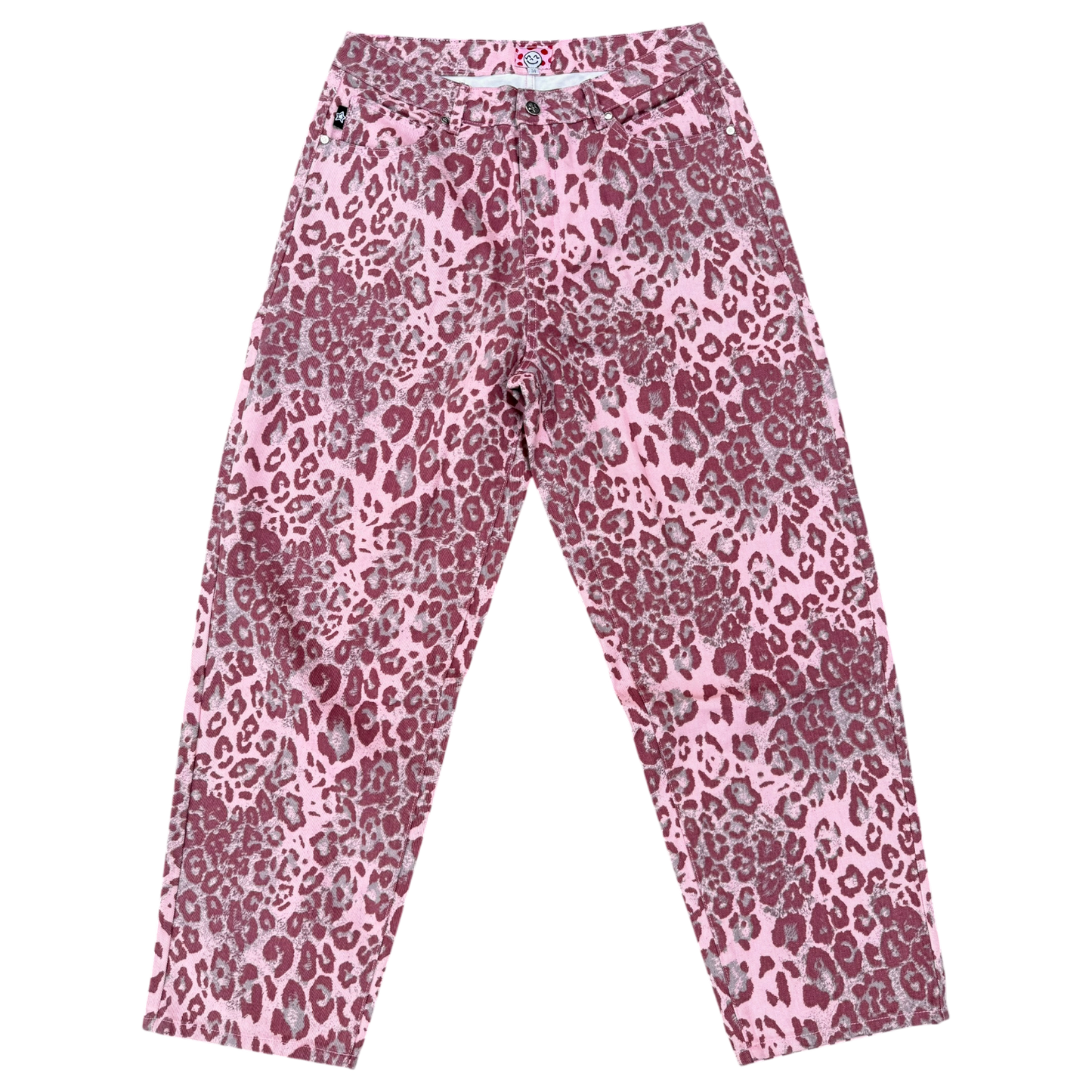 PINK LEOPARD STAR JEANS
