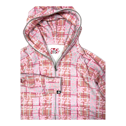 HOODIE ZIP FULL LEOPARD starteam トップス PINK BLACK HOODIE ZIP FULL PLAID LEOPARD トップス
