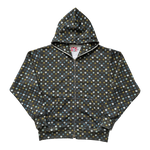 STARGIRL & ESPI FULL ZIP HOODIE BROWN