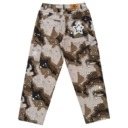 CHOCOLATE CHIP CAMO STAR JEANS