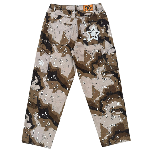 CHOCOLATE CHIP CAMO STAR JEANS