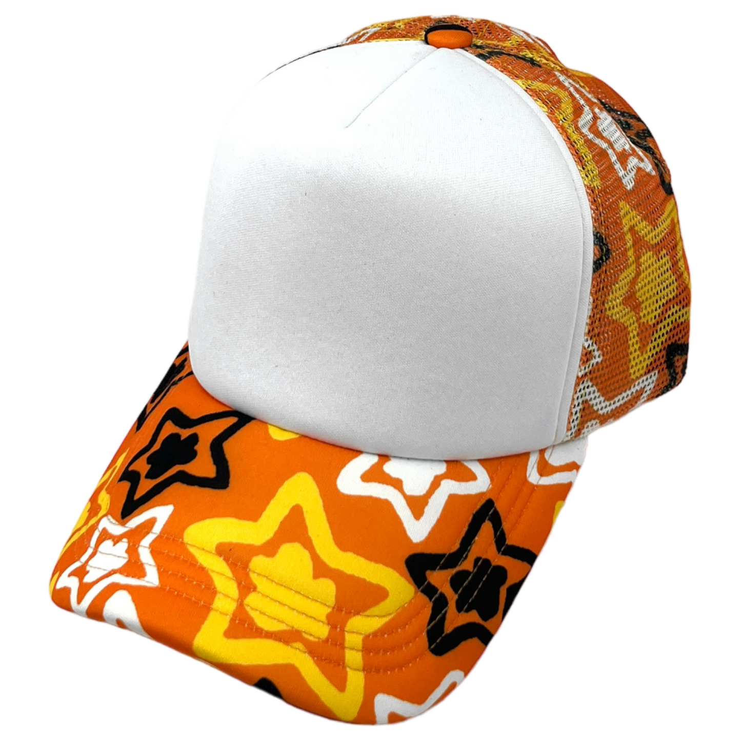 ORANGE TRUCKER HAT