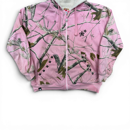 PINK CAMO HOODIE