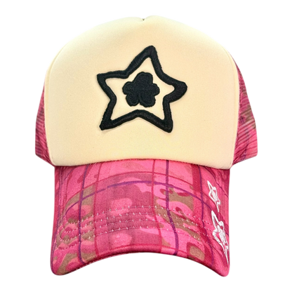 FOAM TRUCKER HAT CAMO PINK