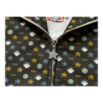 STARGIRL & ESPI FULL ZIP HOODIE BROWN