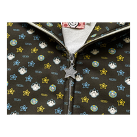 STARGIRL & ESPI FULL ZIP HOODIE BROWN