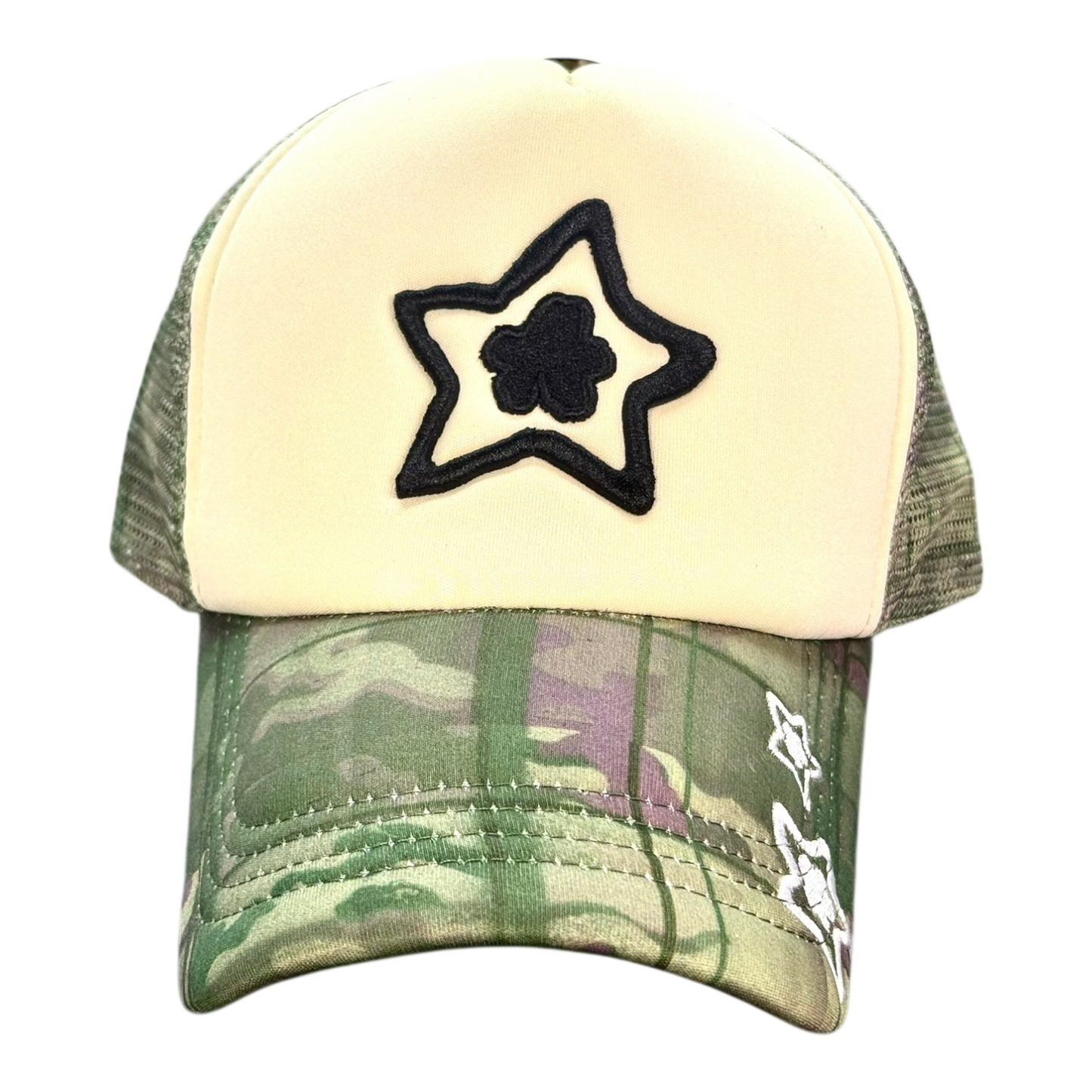 FOAM TRUCKER HAT CAMO GREEN