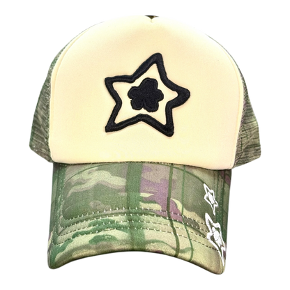 FOAM TRUCKER HAT CAMO GREEN