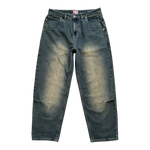 WASHED BLUE STAR JEANS