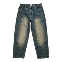 WASHED BLUE STAR JEANS