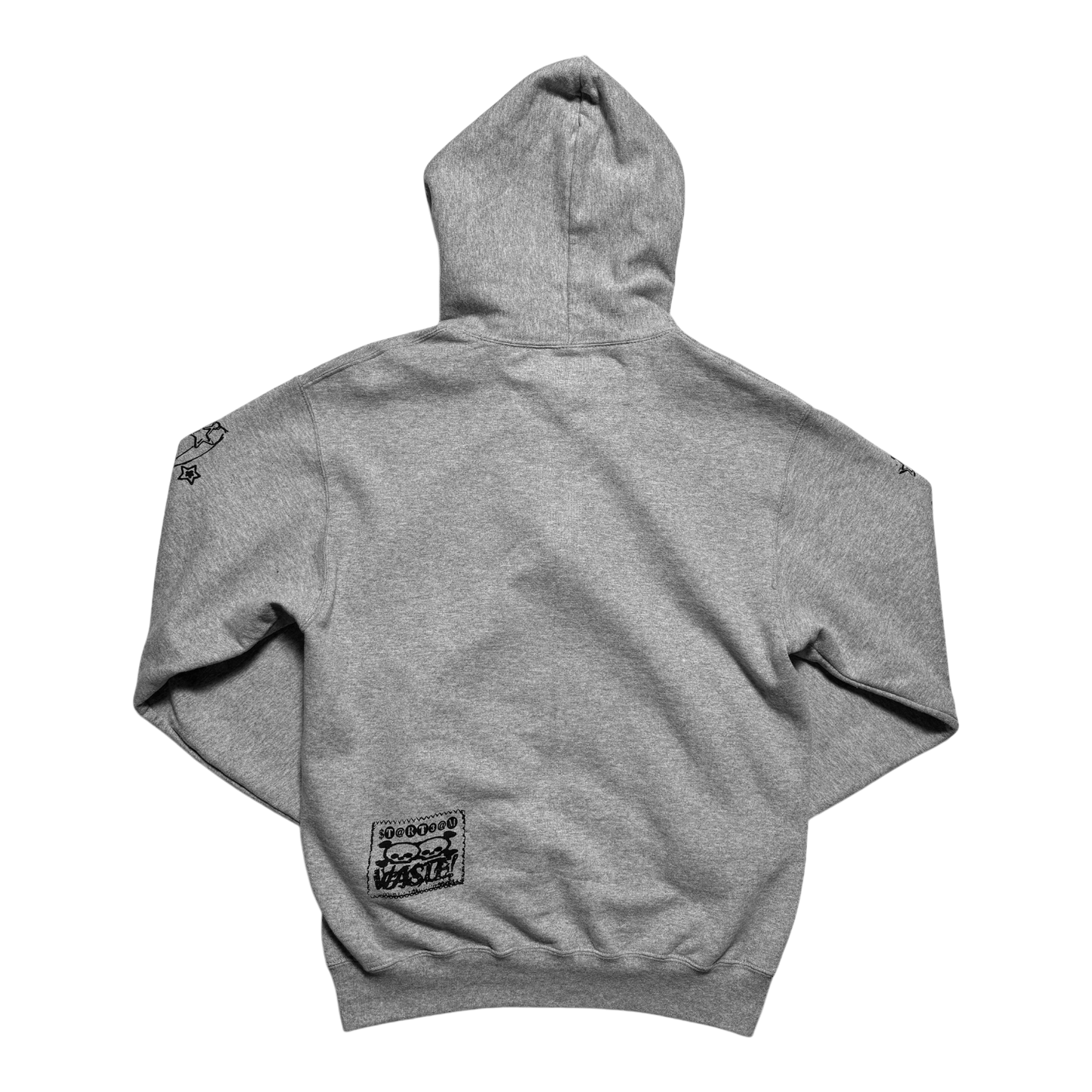 WASTE HOODIE GREY