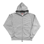 BLANK GREY FULL ZIP