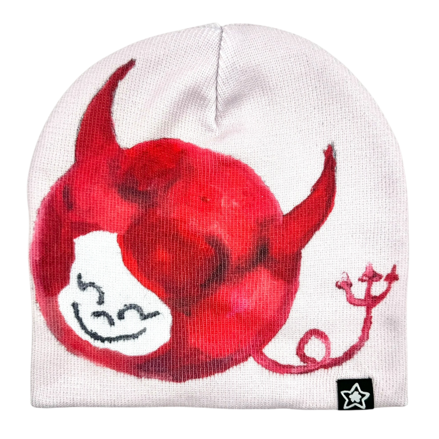 DEVILS SKULLY BEANIE SAND