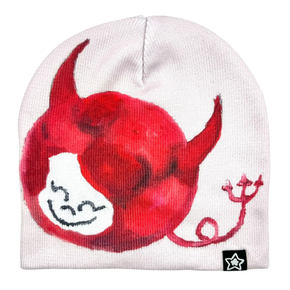 DEVILS SKULLY BEANIE SAND