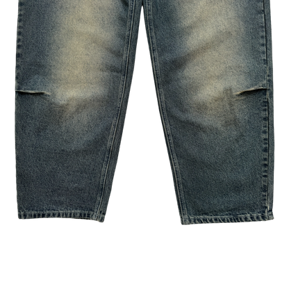 WASHED BLUE STAR JEANS