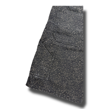 LEOPARD DROP SHORTS