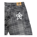PLAID JEAN BLACK