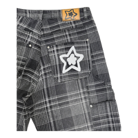 PLAID JEAN BLACK