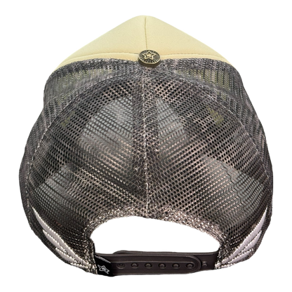 FOAM TRUCKER HAT LEOPARD BLACK