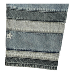 LAYERED STAR JEANS BLUE