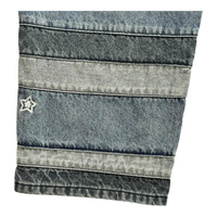 LAYERED STAR JEANS BLUE