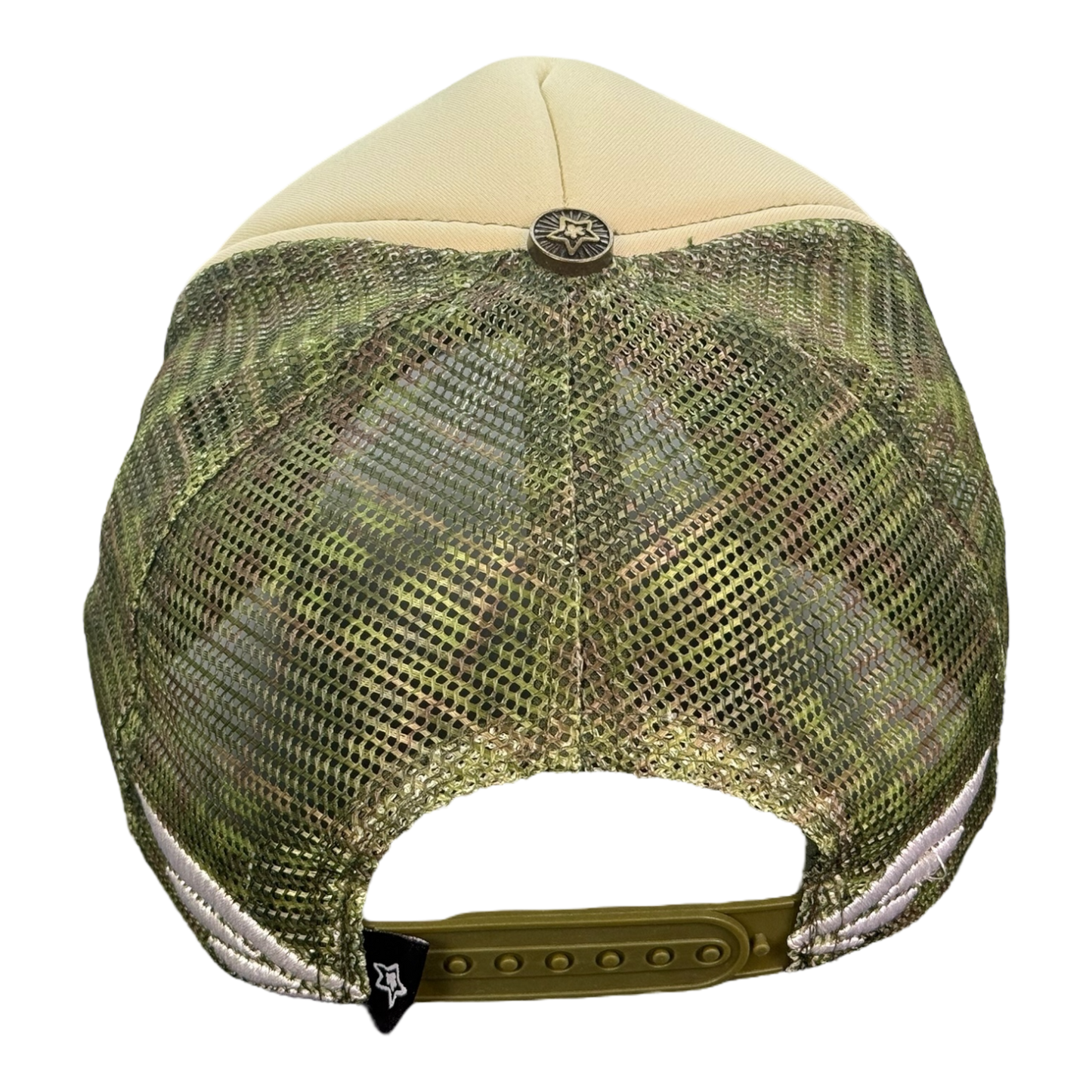 FOAM TRUCKER HAT LEOPARD GREEN