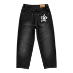 WASHED BLACK STAR JEANS