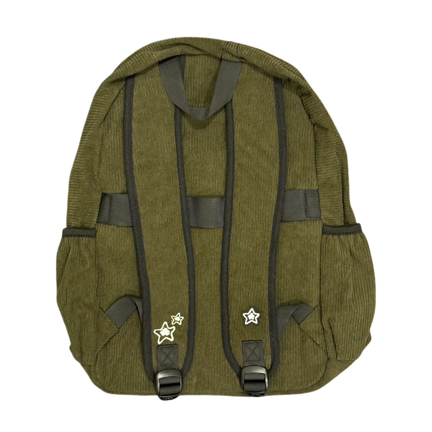 OLIVE CORDUROY BACKPACK